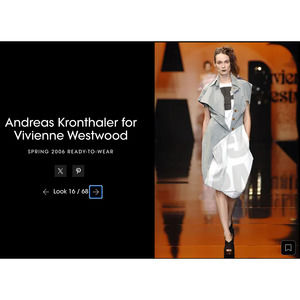 VINTAGE Vivienne Westwood ANGLOMANIA Monday Blouse Grey Stripe Size 40